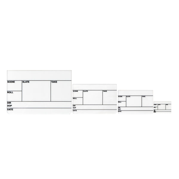 (Bundle) Filmsticks Professional Clapperboards – All Sizes UK & EU Layout