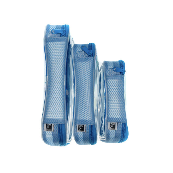Filmsticks Set of Small, Medium and Large Thermoplastic Polyurethane Transparent Cases – Blue