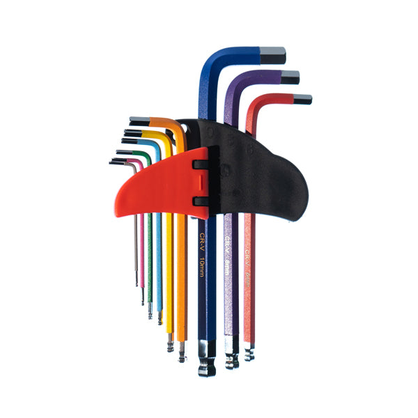 9pc Hex Key Allen Key Set, Chrome Vanadium Steel with Holder – Metric