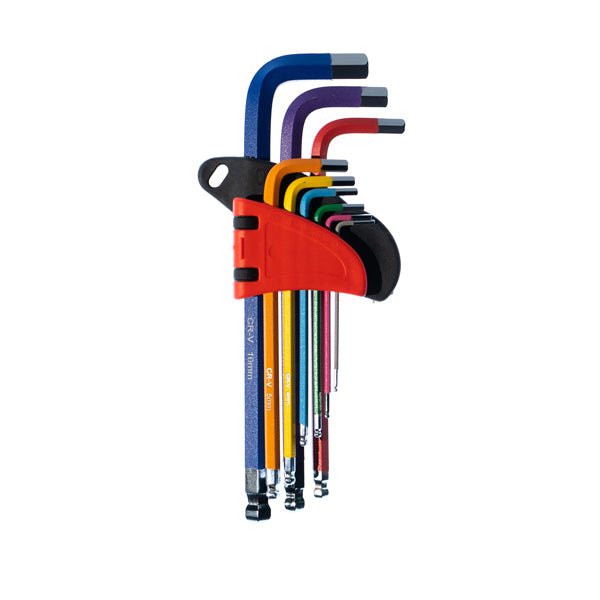 9pc Hex Key Allen Key Set, Chrome Vanadium Steel with Holder – Metric