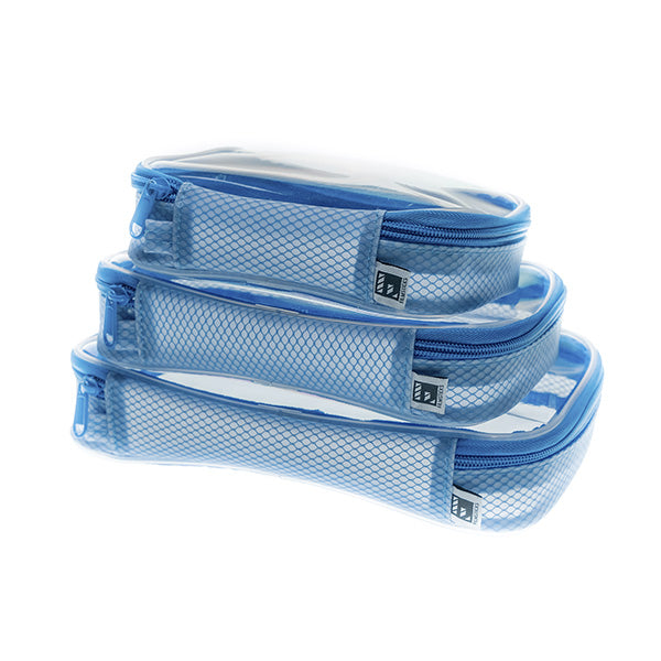 Filmsticks Set of Small, Medium and Large Thermoplastic Polyurethane Transparent Cases – Blue